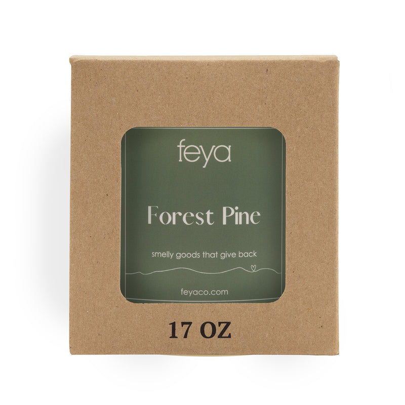 Feya Forest Pine 17 oz Candle In Box