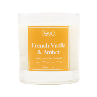 Feya French Vanilla & Amber 6.5 oz Candle